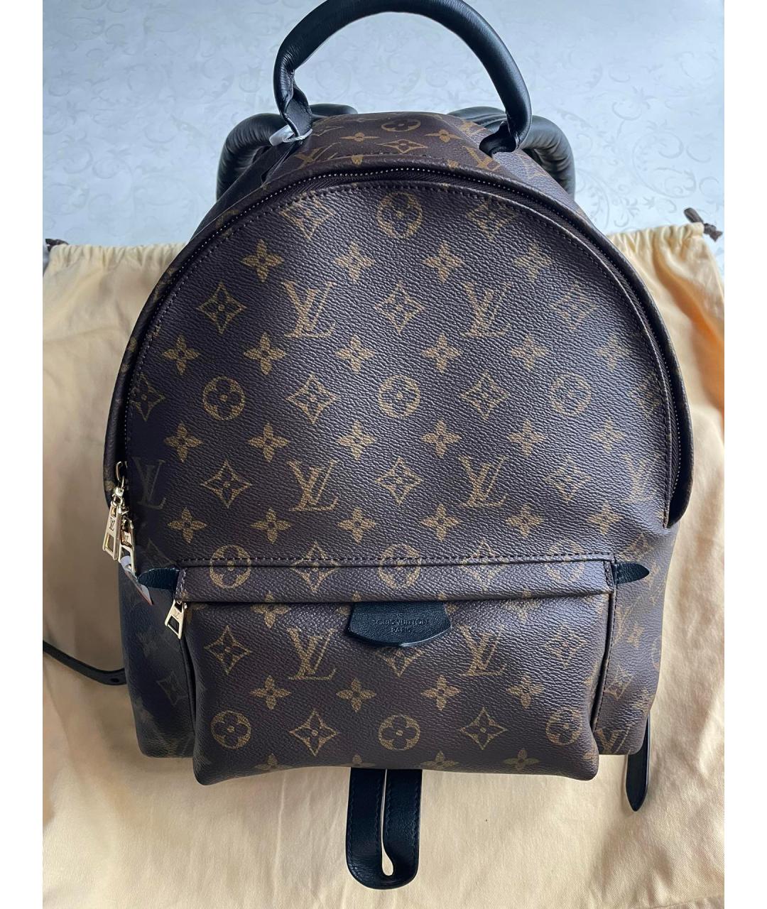 LOUIS VUITTON Коричневый рюкзак, фото 7