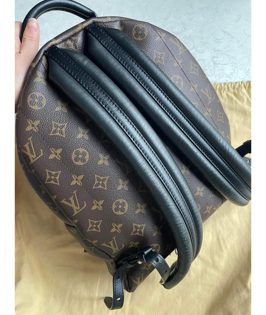 LOUIS VUITTON Коричневый рюкзак, фото 3