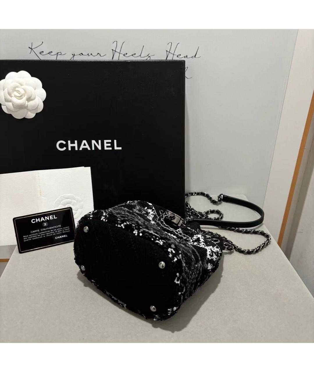 CHANEL Черная сумка через плечо, фото 4