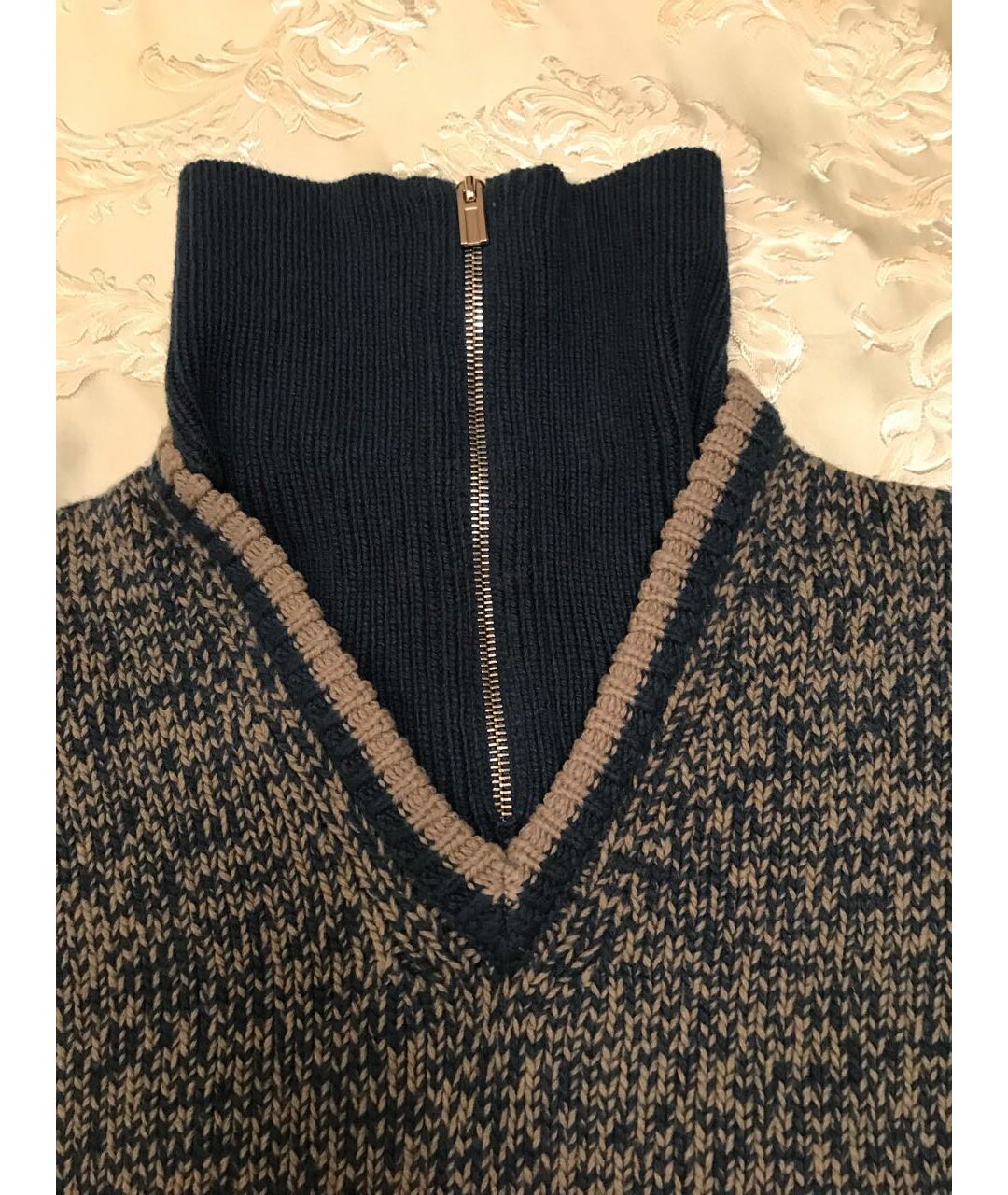 HERMES PRE-OWNED Синий кашемировый джемпер / свитер, фото 3