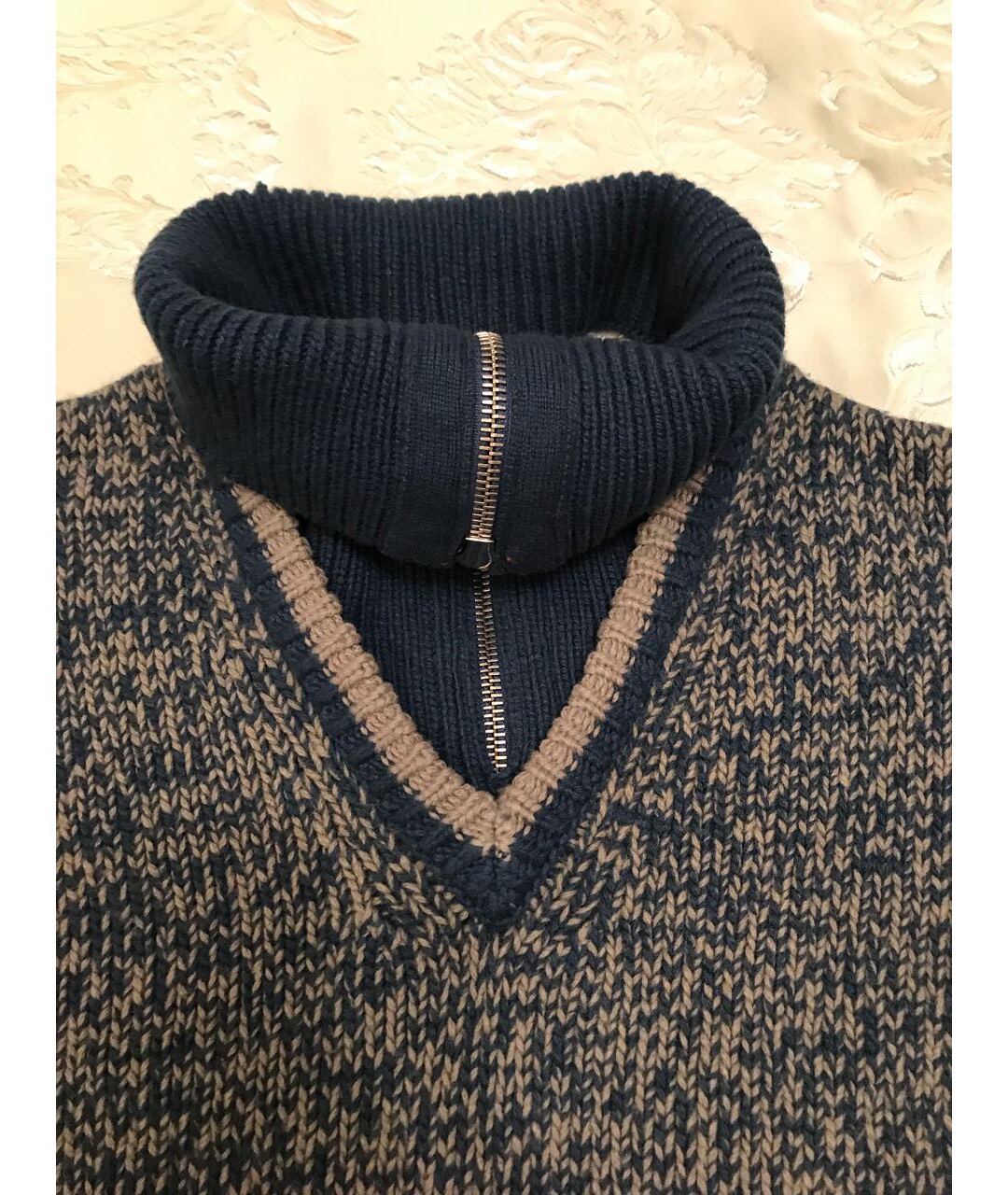 HERMES PRE-OWNED Синий кашемировый джемпер / свитер, фото 2