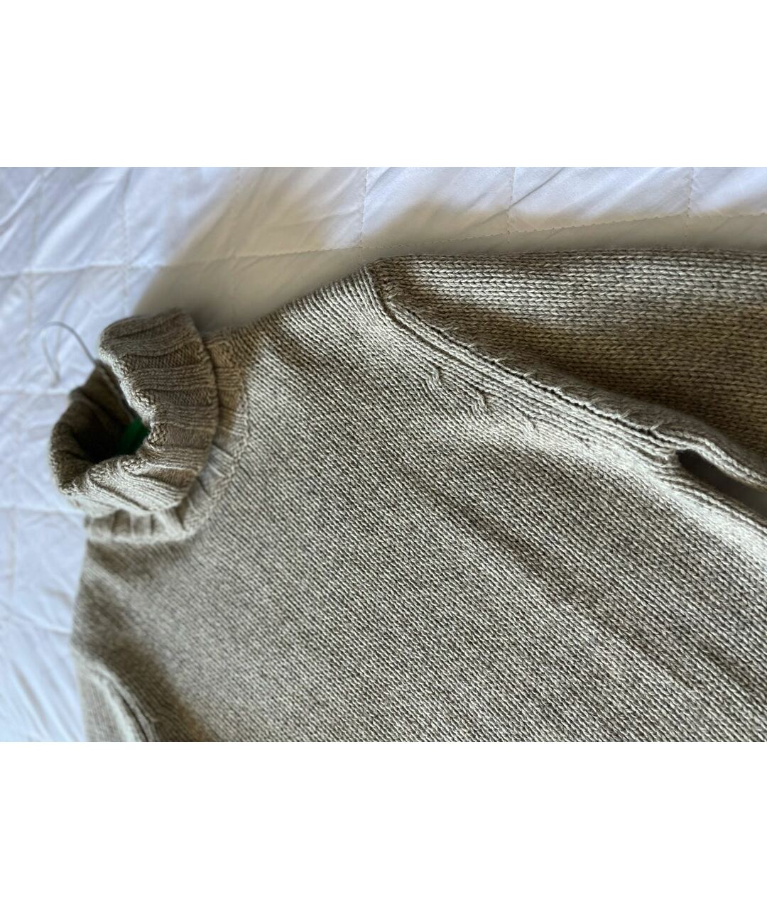 LARDINI Бежевый шерстяной джемпер / свитер, фото 2