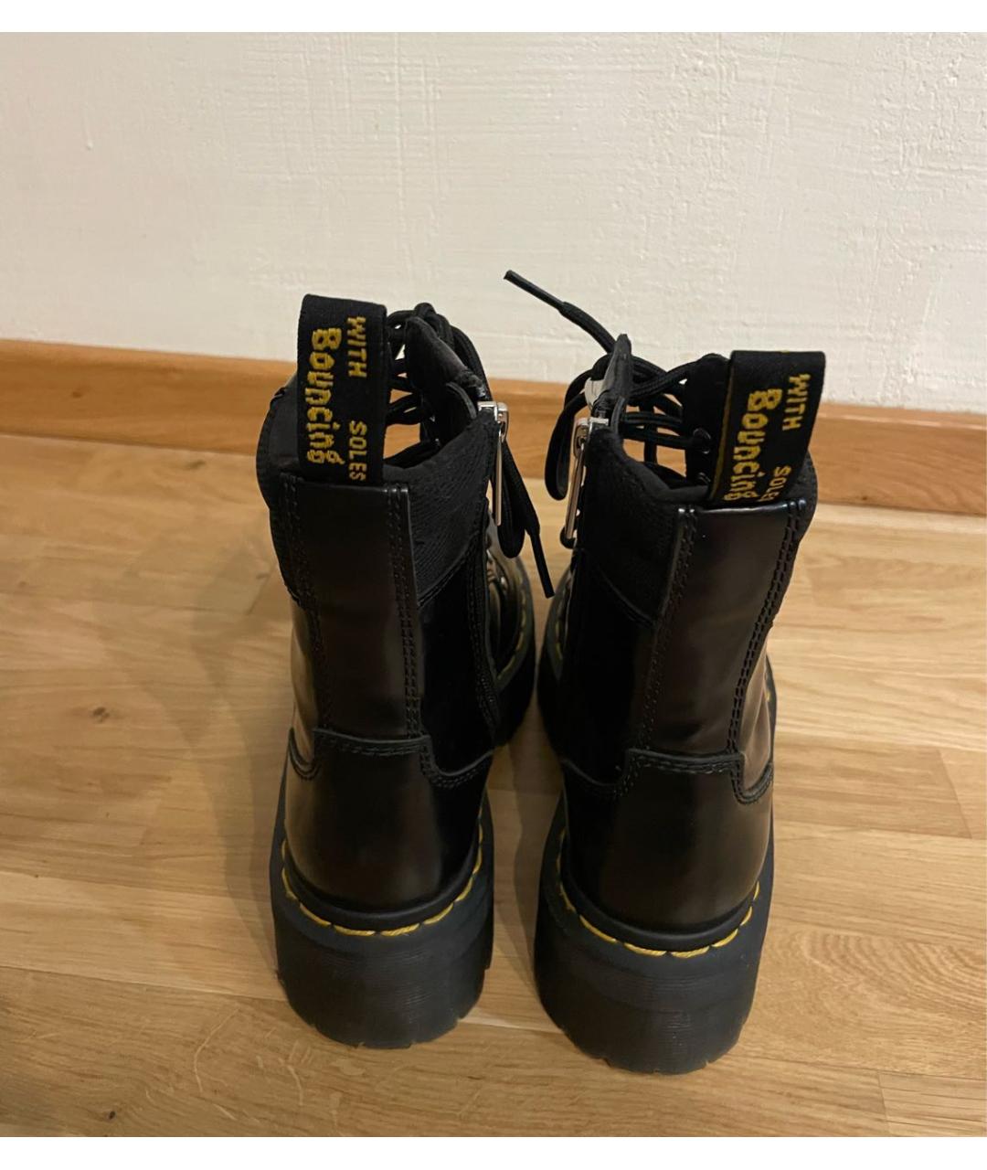 DR. MARTENS Черные ботинки из лакированной кожи, фото 2