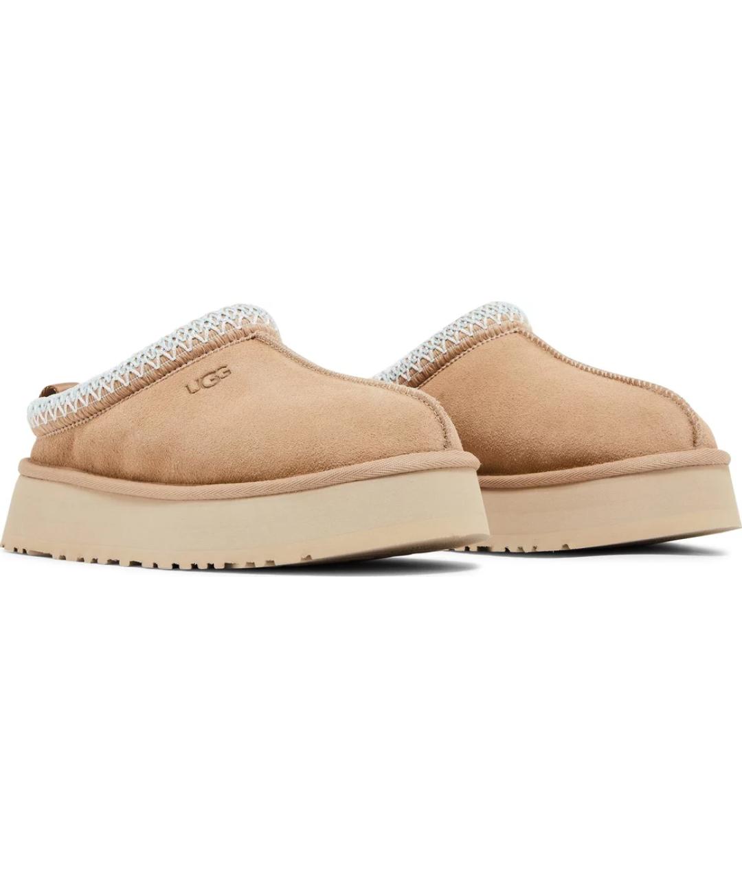 UGG AUSTRALIA Бежевые замшевые мюли, фото 4