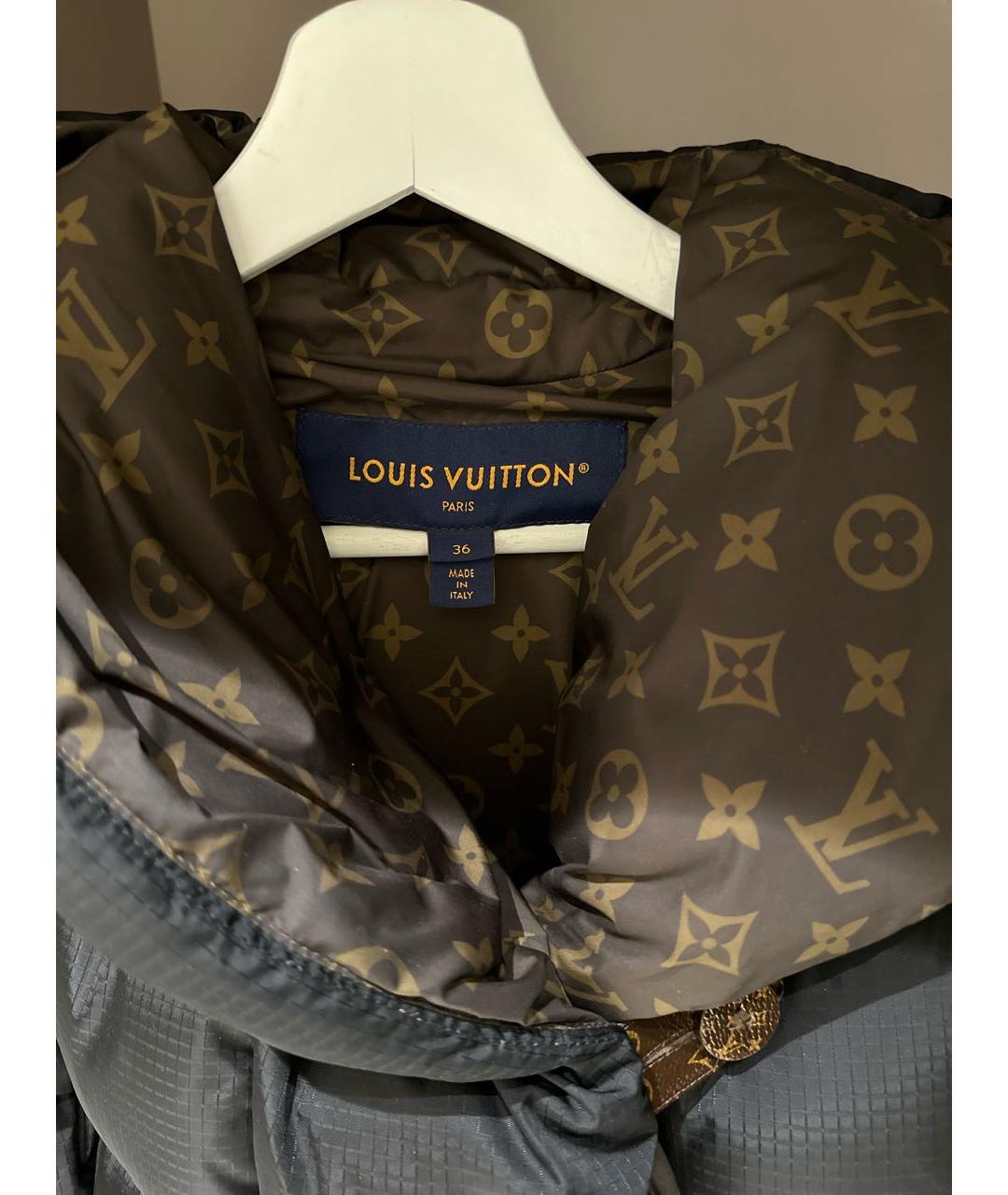 LOUIS VUITTON Черный пуховик, фото 3