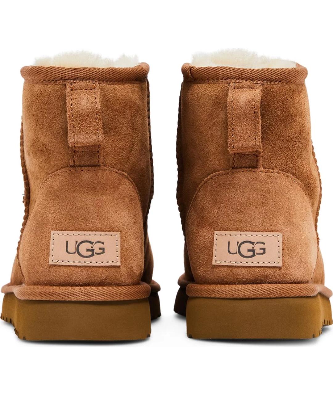 UGG AUSTRALIA Бежевые замшевые ботинки, фото 3