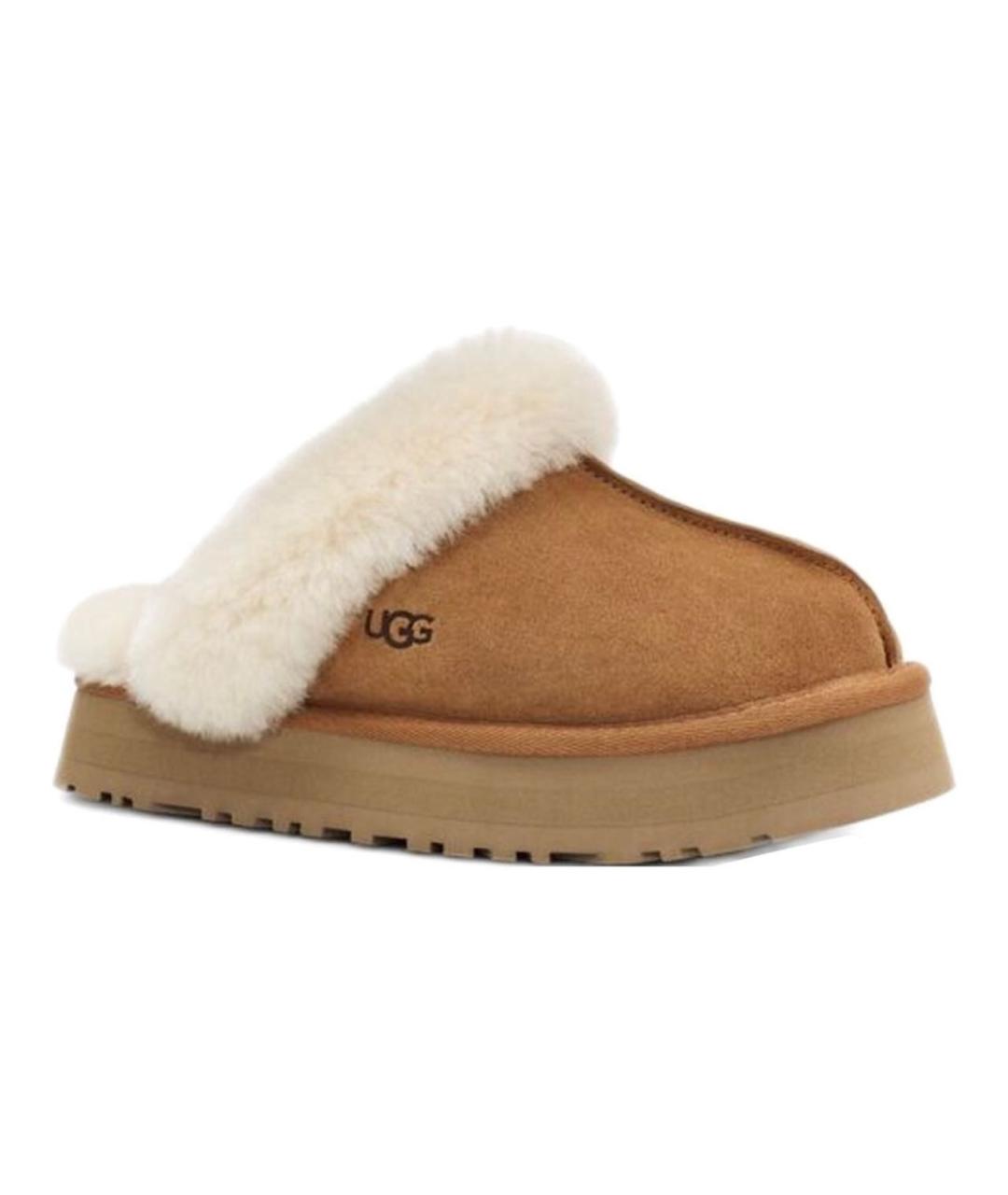 UGG AUSTRALIA Антрацитовые бархатные мюли, фото 1