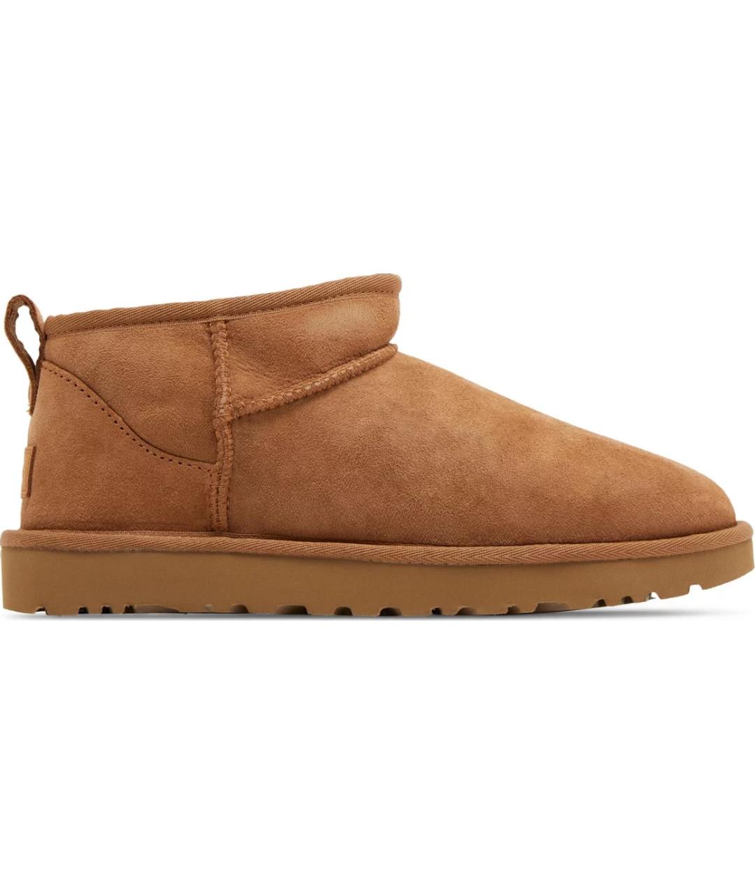 UGG AUSTRALIA Бежевые замшевые ботинки, фото 1