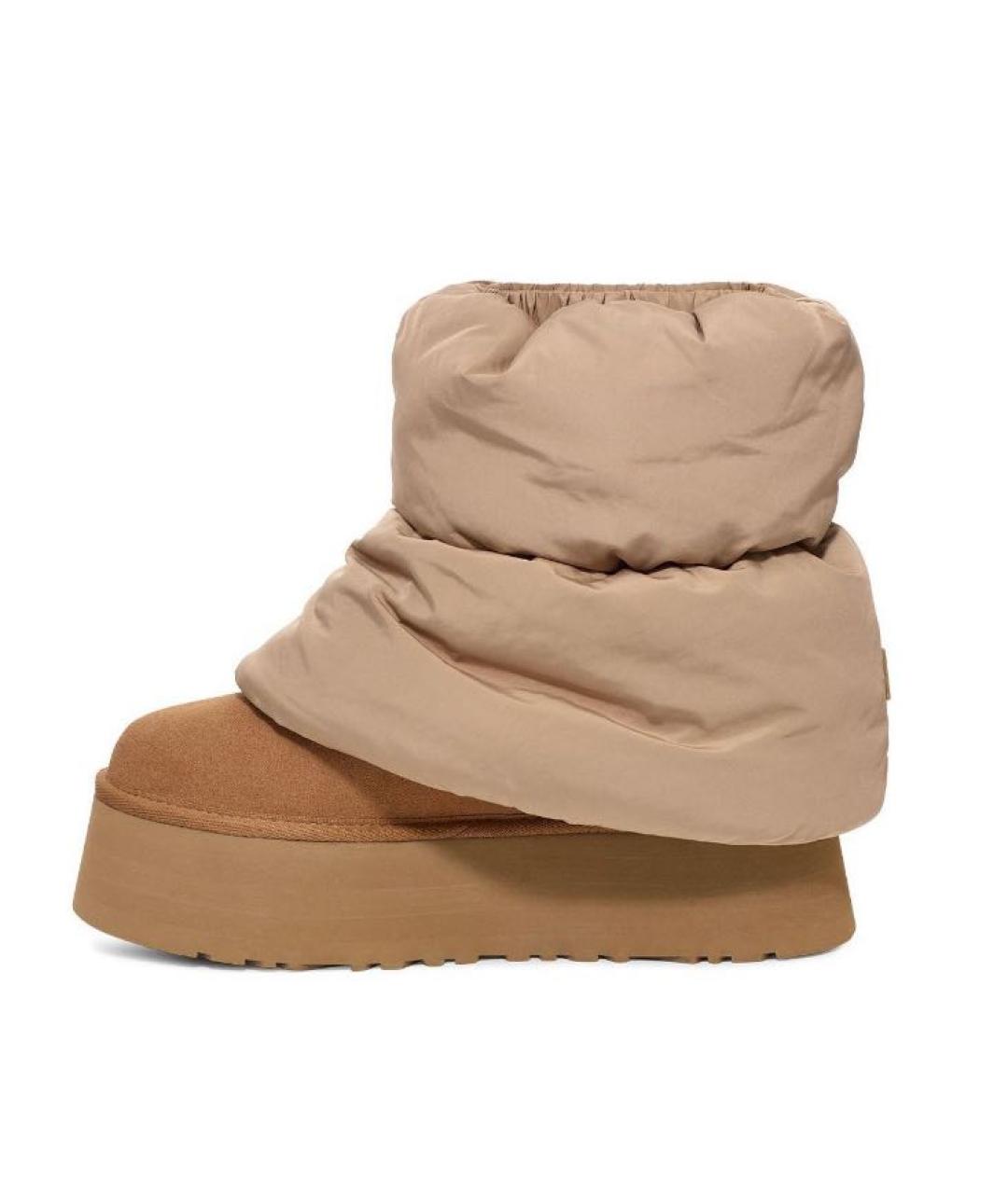 UGG AUSTRALIA Коричневые замшевые ботинки, фото 4