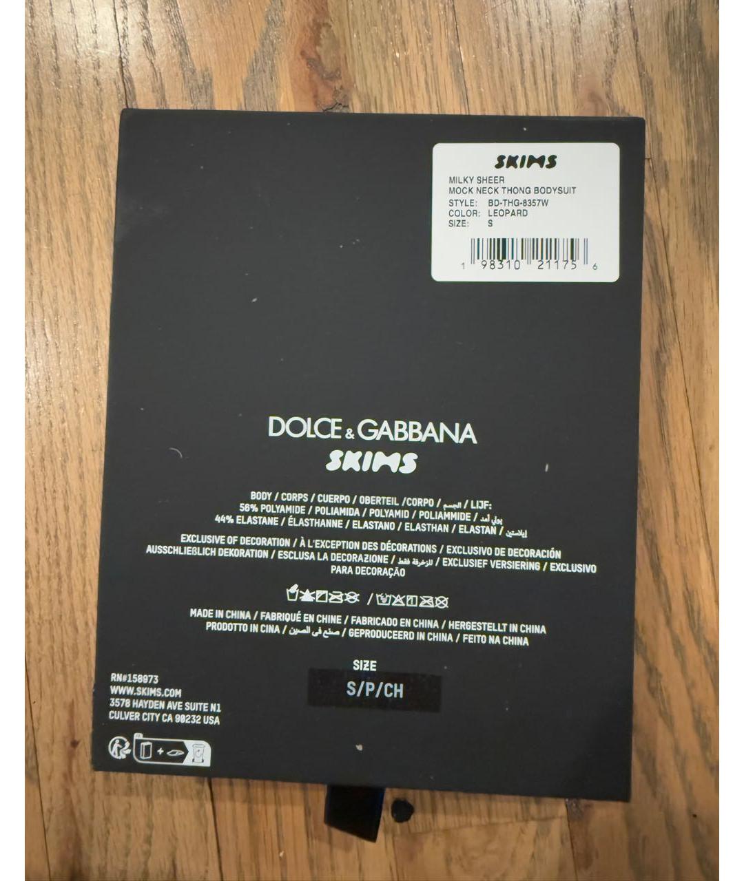 DOLCE&GABBANA Мульти боди, фото 3