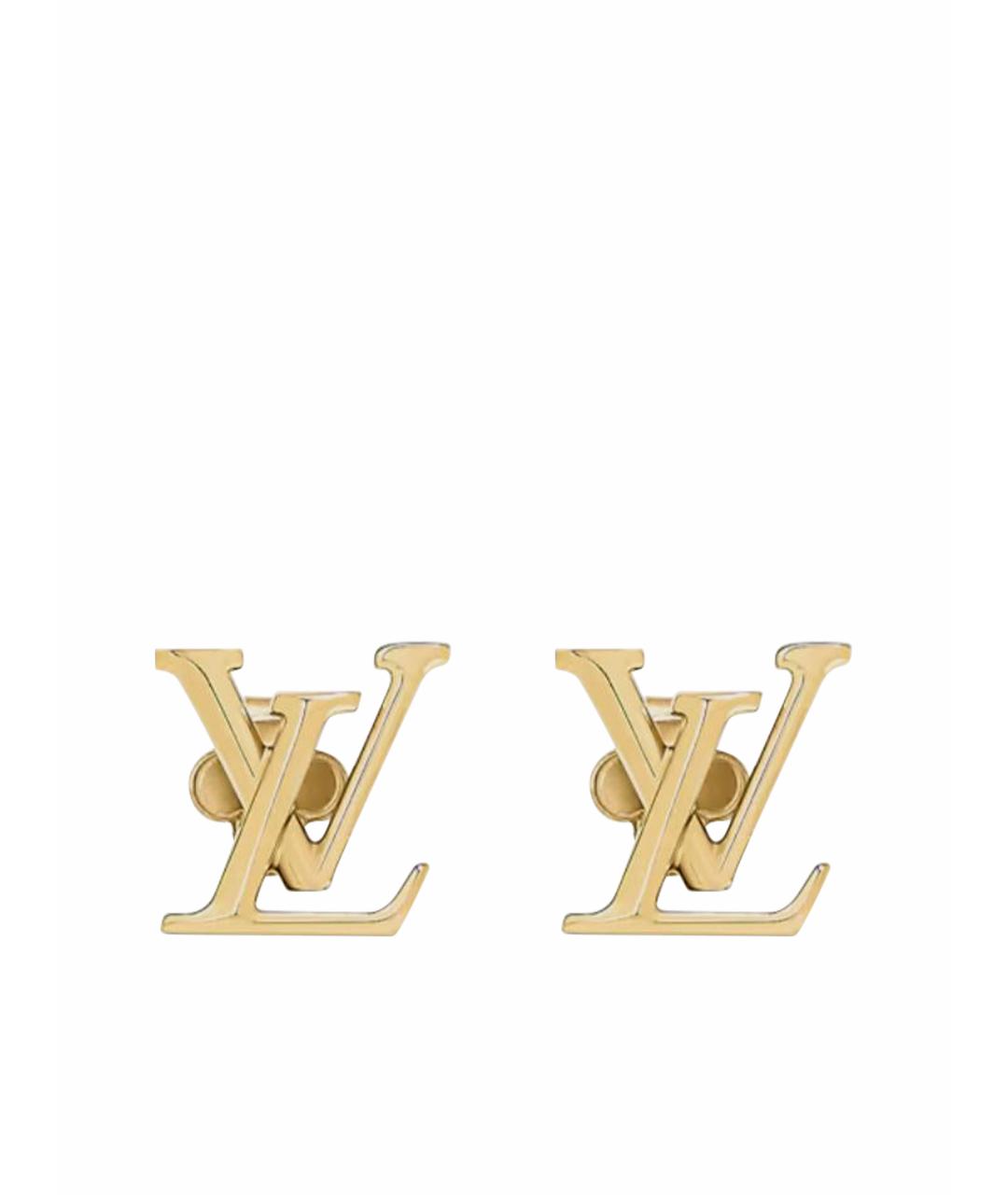LOUIS VUITTON Золотые серьги, фото 1