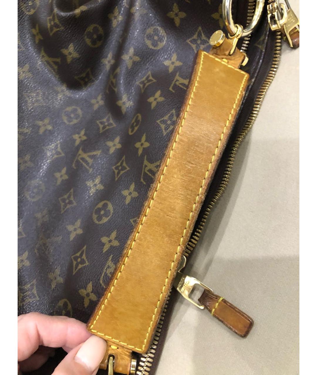 LOUIS VUITTON Кожаная сумка с короткими ручками, фото 7