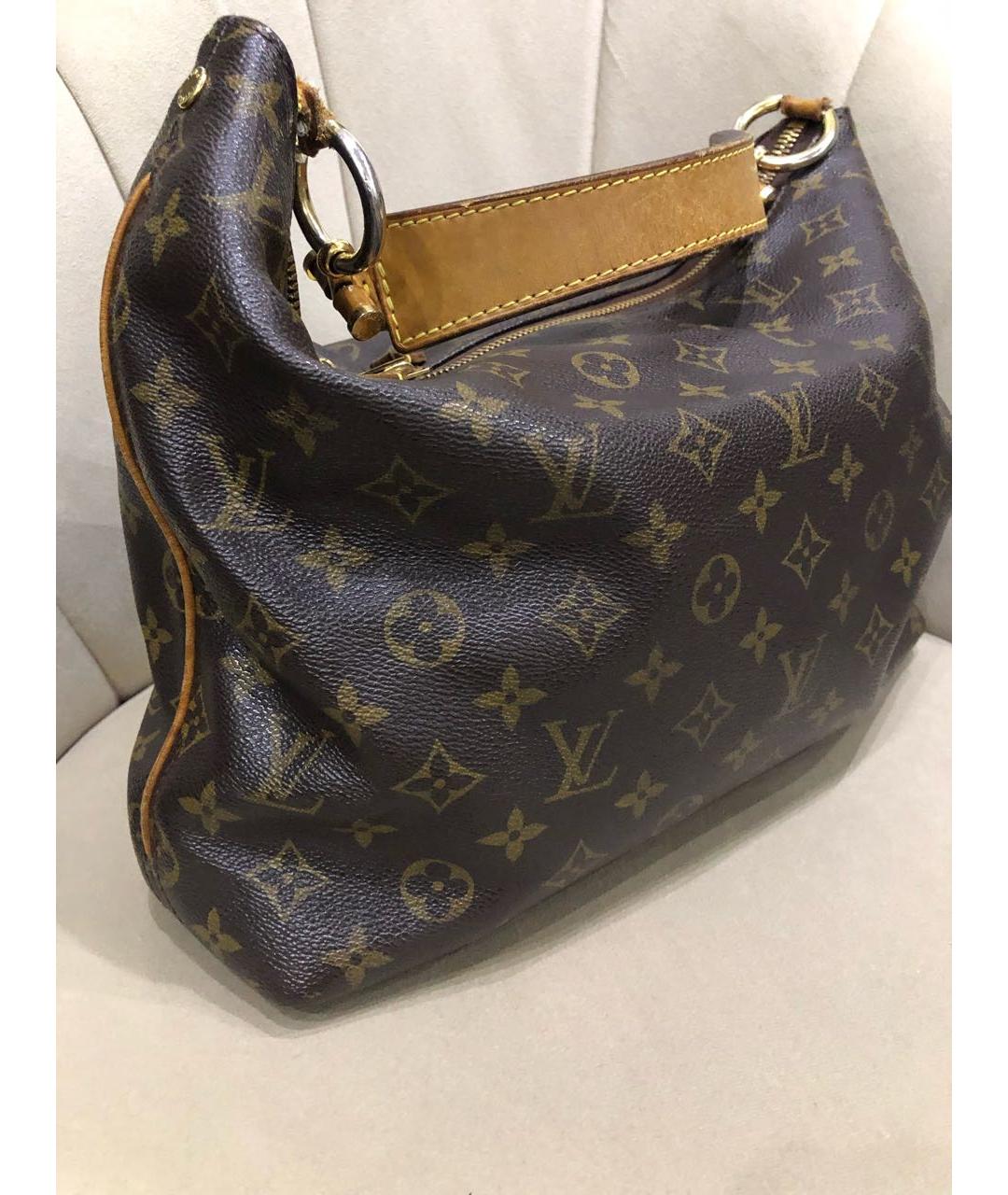 LOUIS VUITTON Кожаная сумка с короткими ручками, фото 2