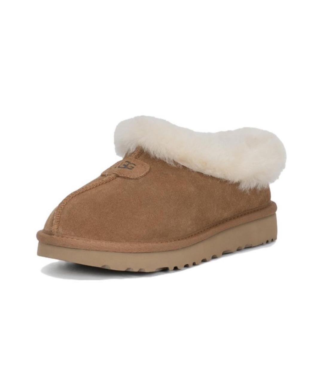 UGG AUSTRALIA Коричневые замшевые полусапоги, фото 7