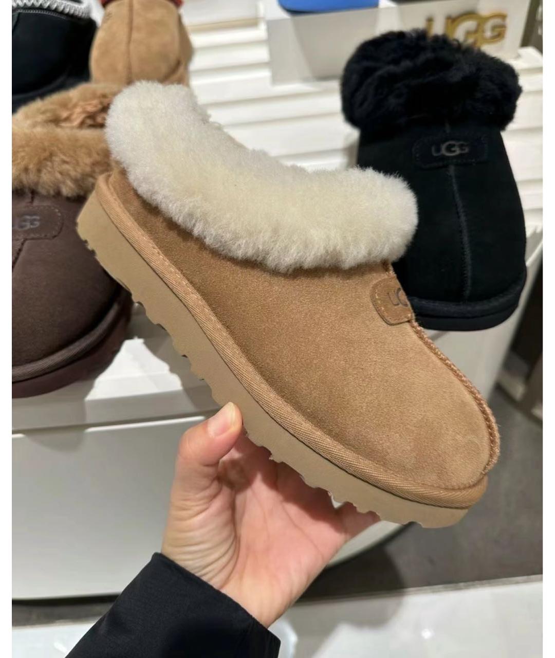 UGG AUSTRALIA Коричневые замшевые полусапоги, фото 5