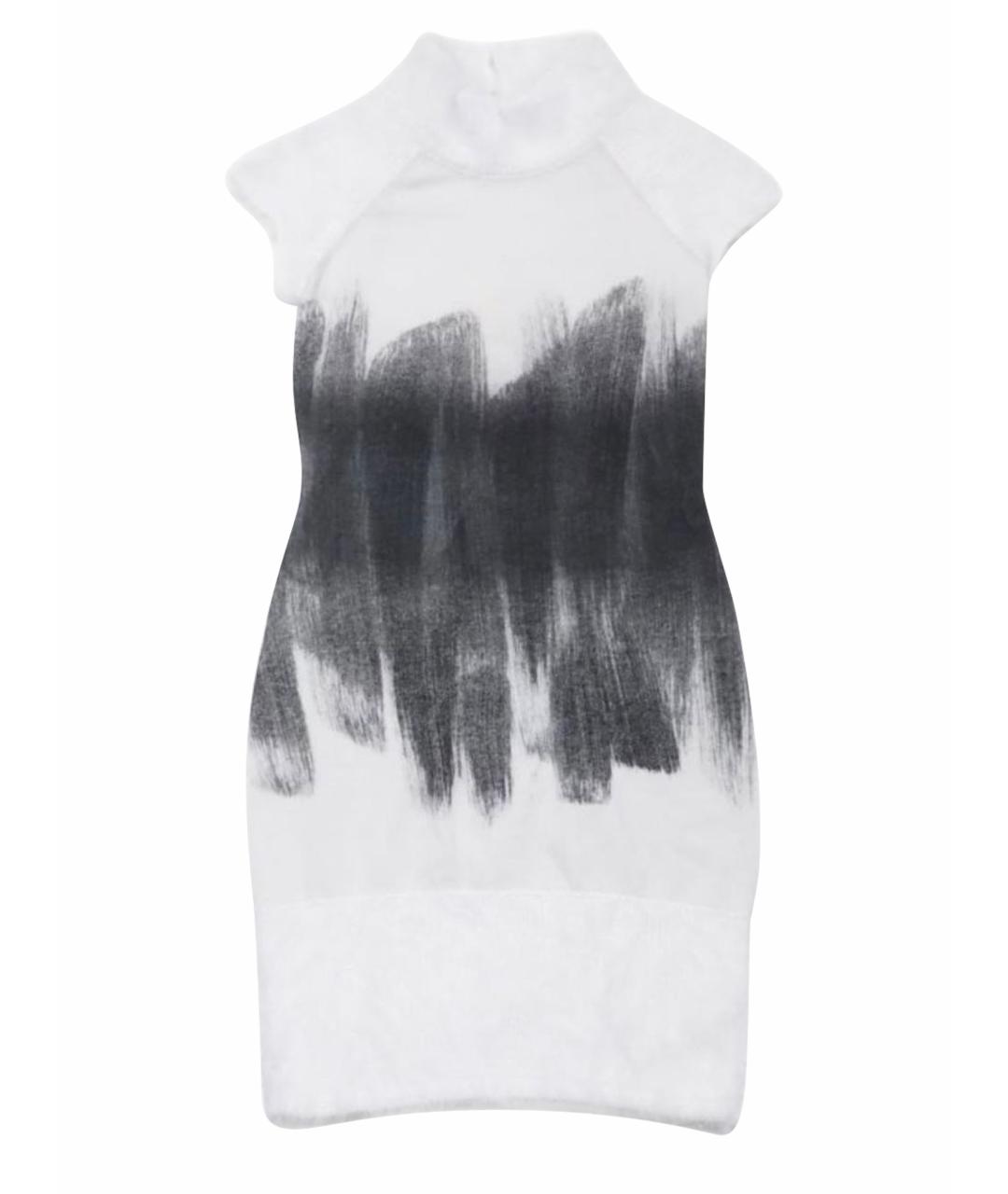 CHANEL Белое кашемировое повседневное платье, фото 1