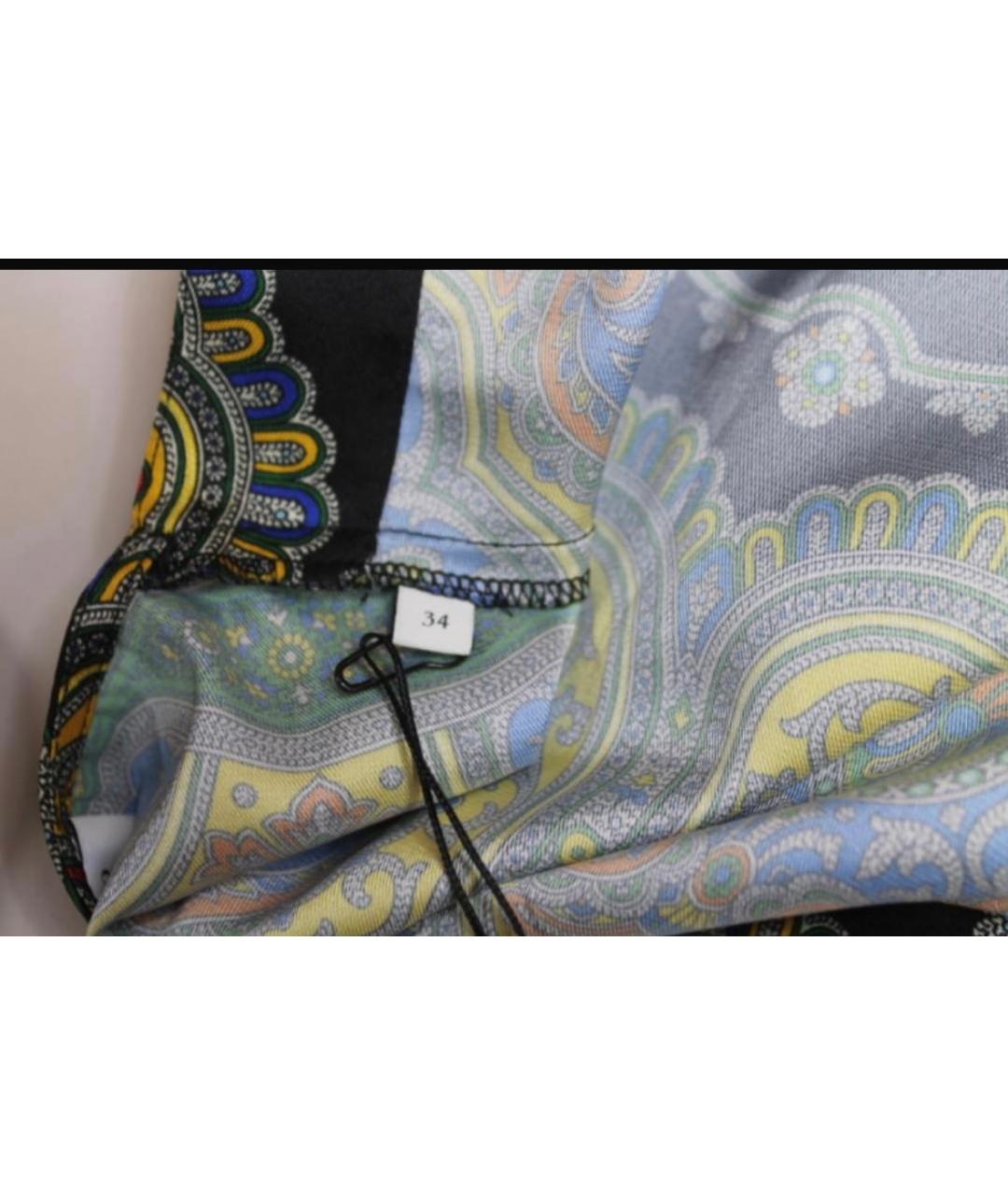 SANDRO Мульти полиэстеровое коктейльное платье, фото 7