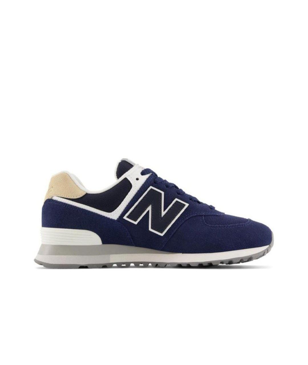 NEW BALANCE Синие замшевые низкие кроссовки / кеды, фото 7