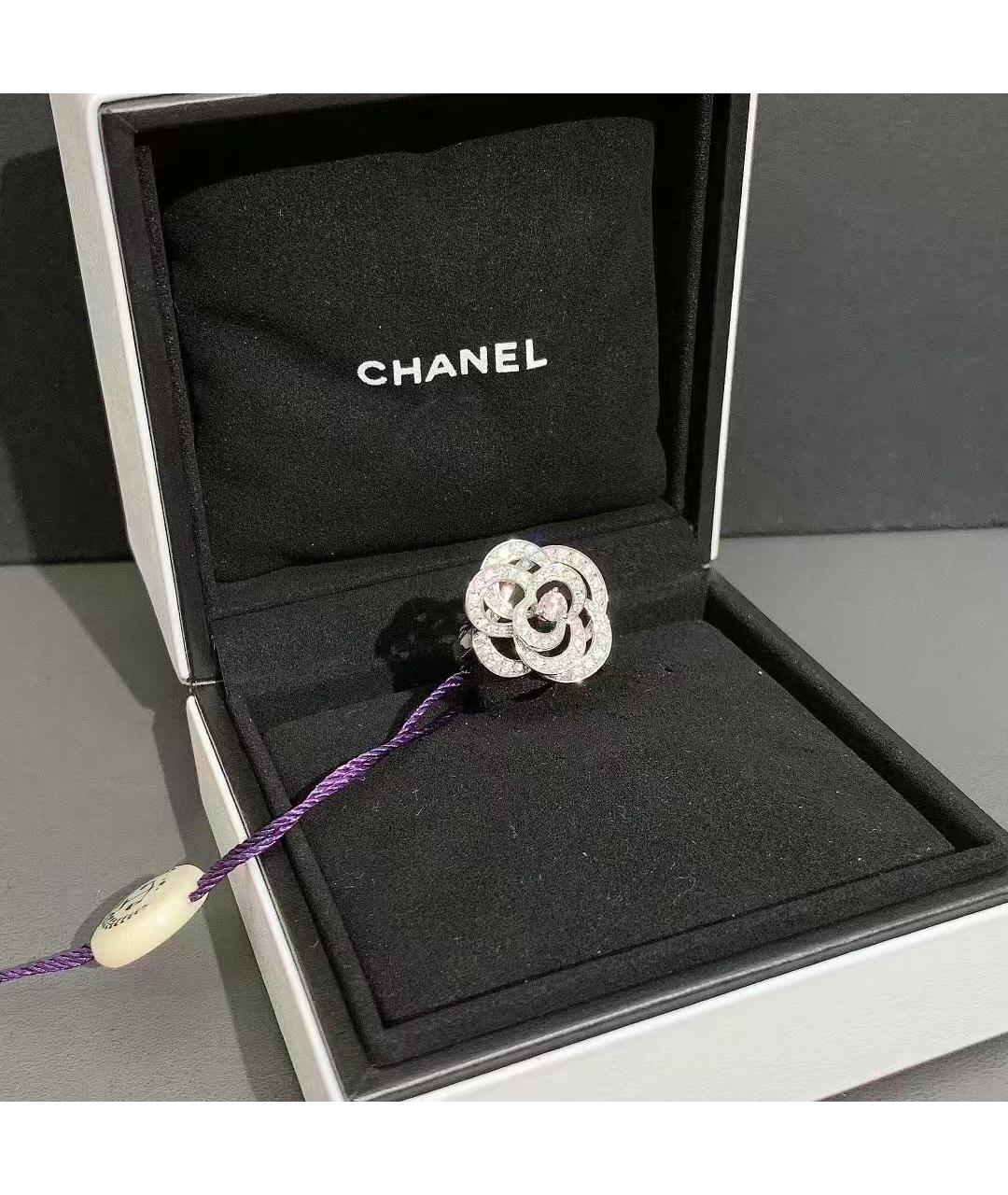 CHANEL Серебряное кольцо из белого золота, фото 3