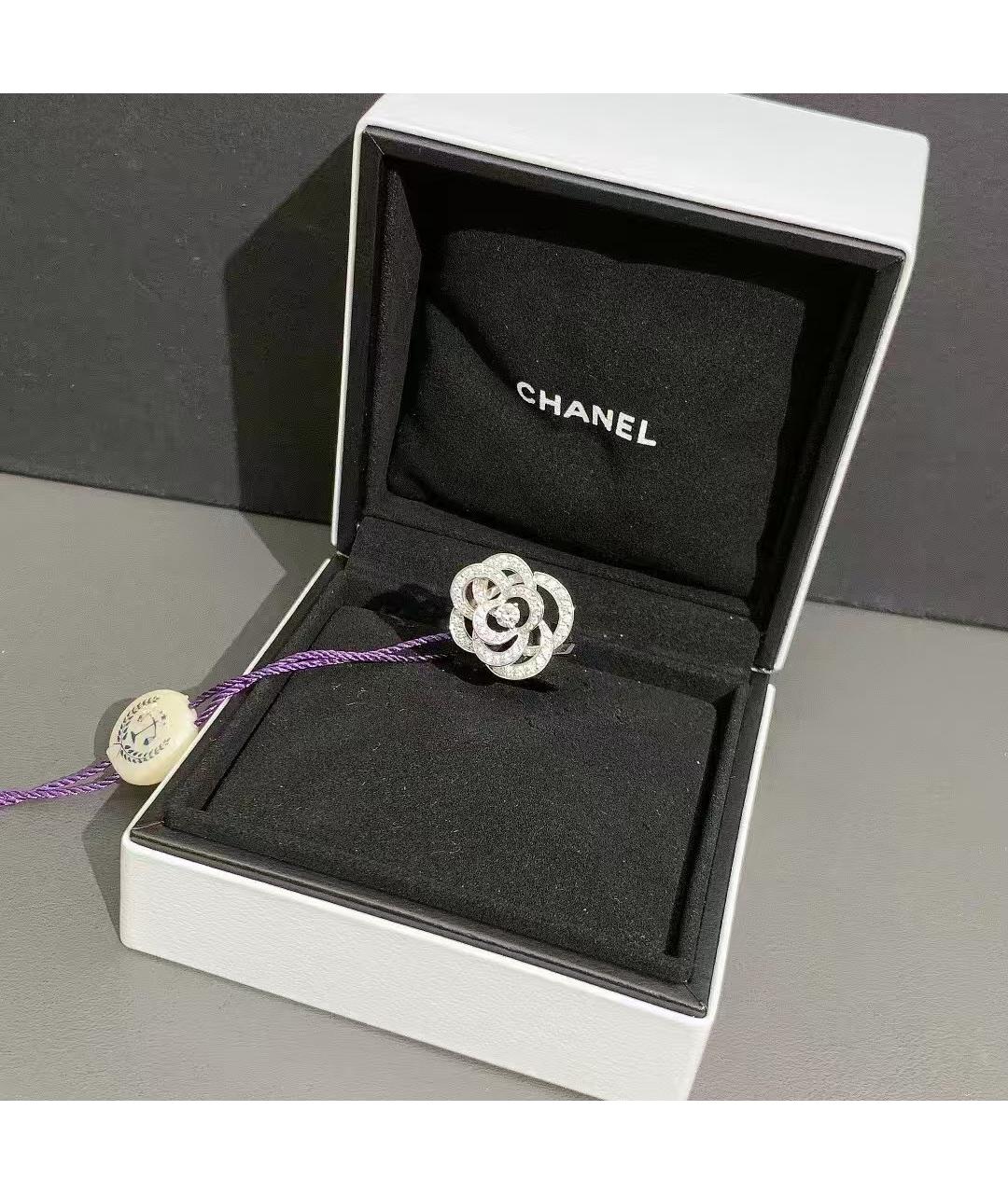 CHANEL Серебряное кольцо из белого золота, фото 2