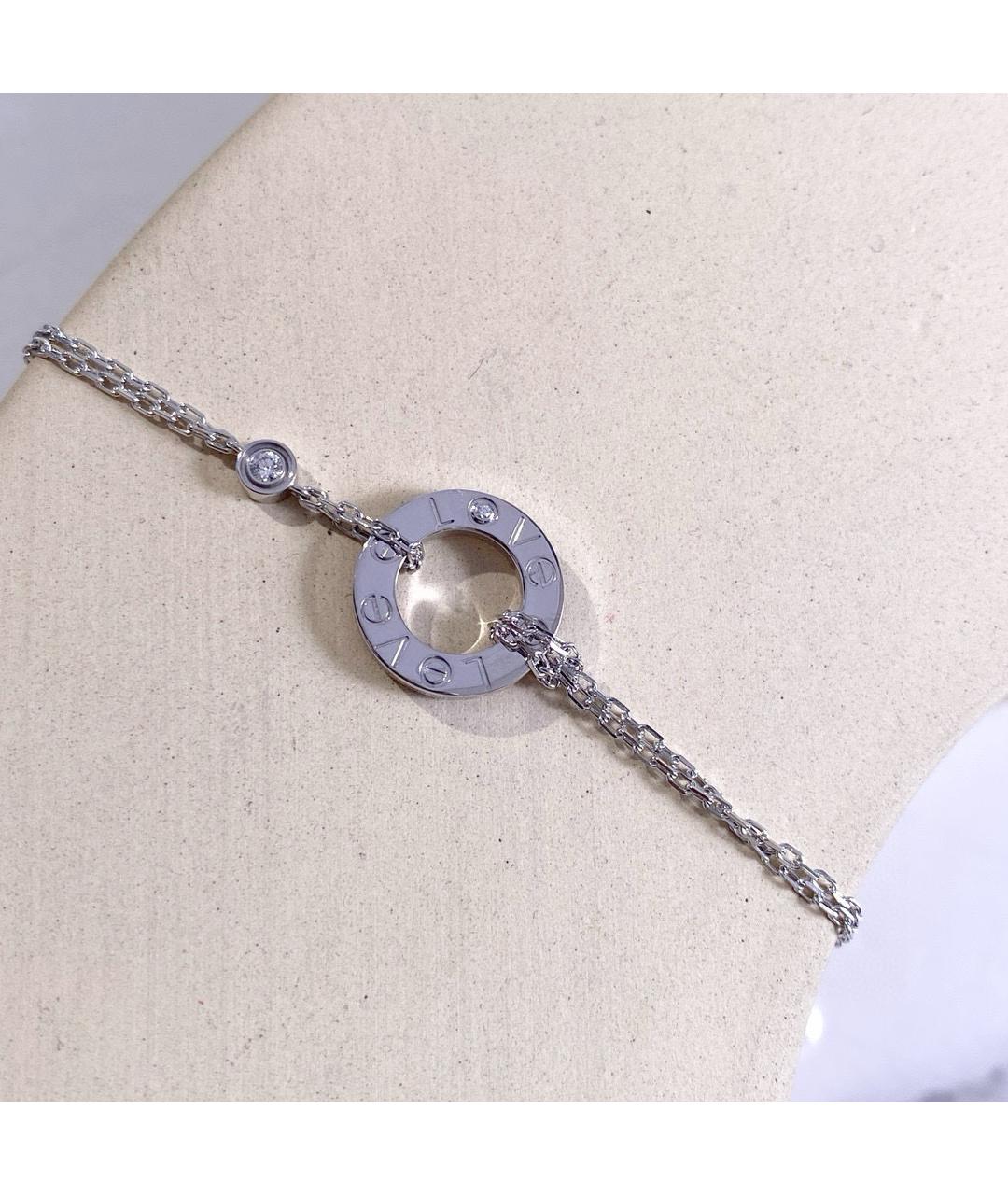 CARTIER Белый браслет из белого золота, фото 3