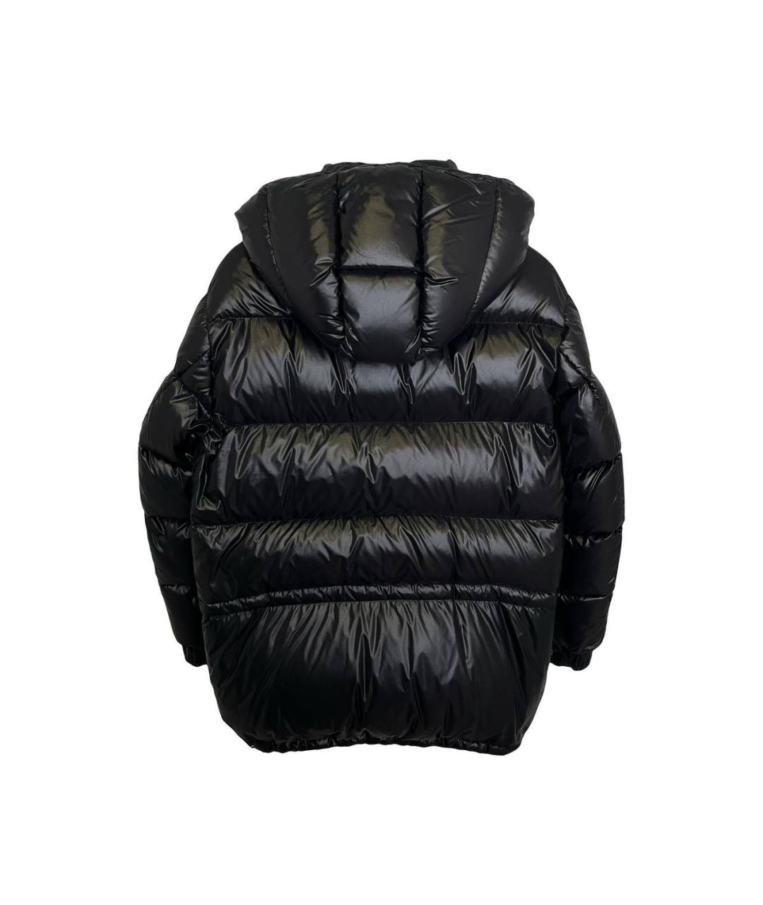 MONCLER Черный пуховик, фото 3