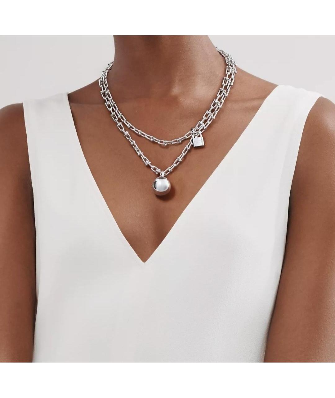 TIFFANY&CO Серебряное серебряное колье, фото 2