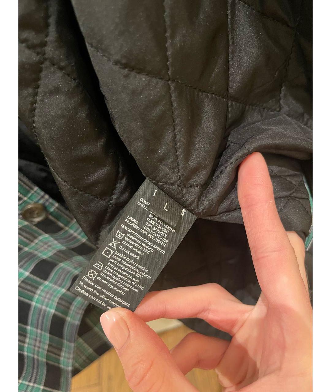VETEMENTS Черная полиэстеровая куртка, фото 7