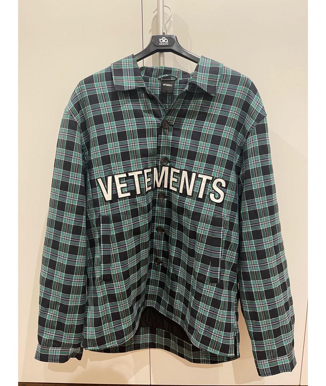 VETEMENTS Черная полиэстеровая куртка, фото 9