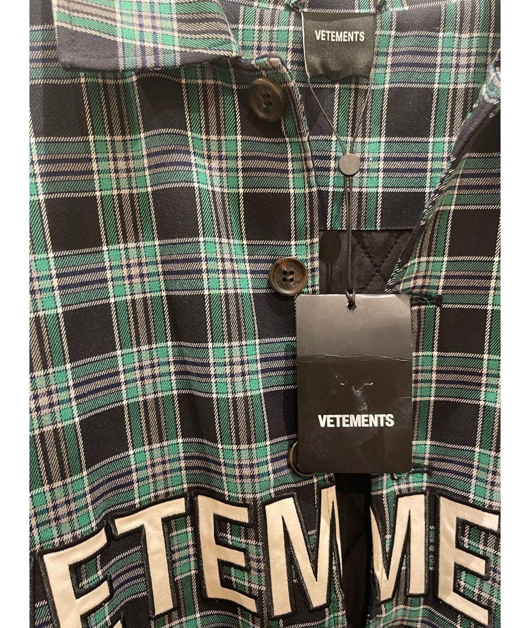 VETEMENTS Черная полиэстеровая куртка, фото 4