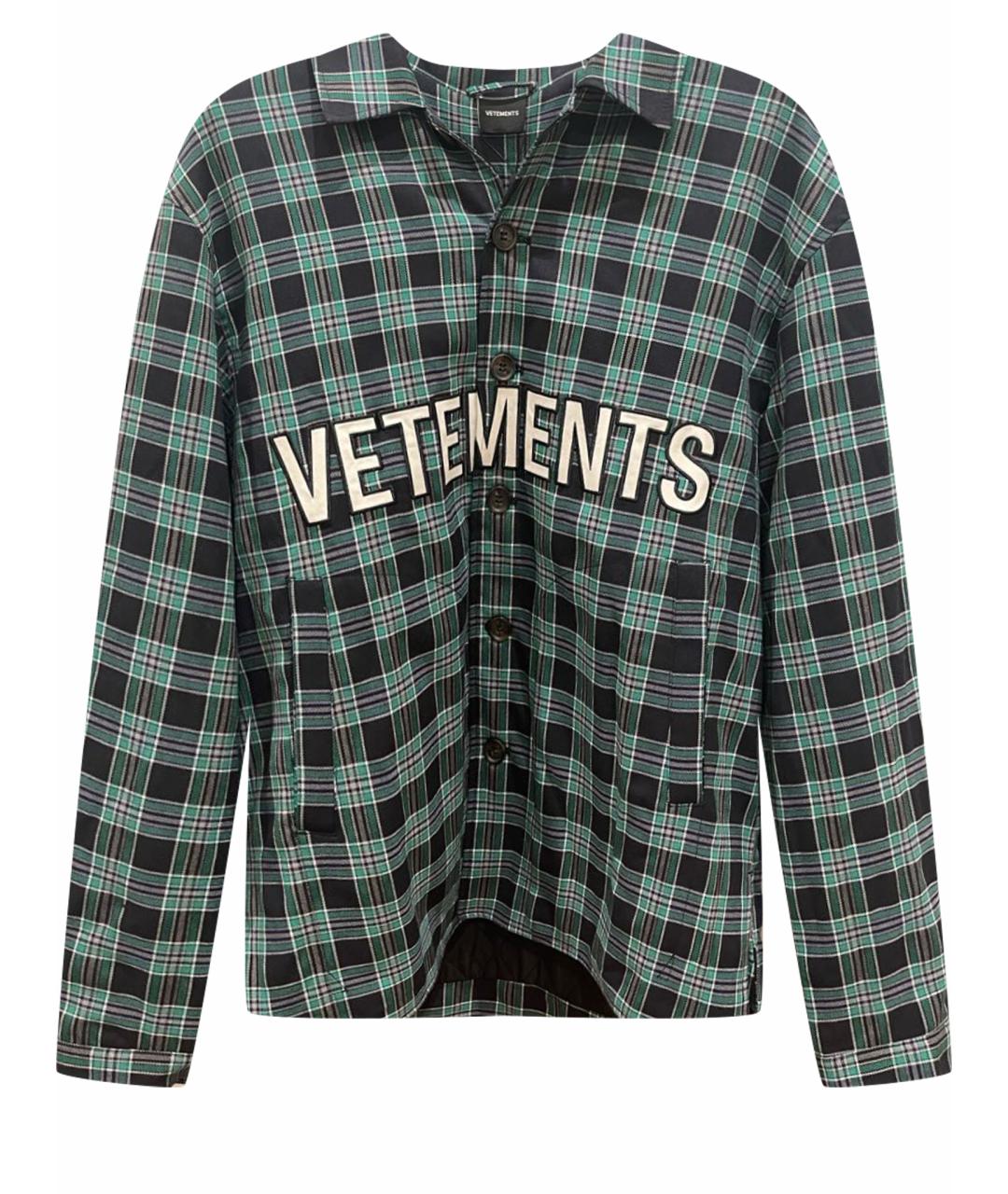 VETEMENTS Черная полиэстеровая куртка, фото 1