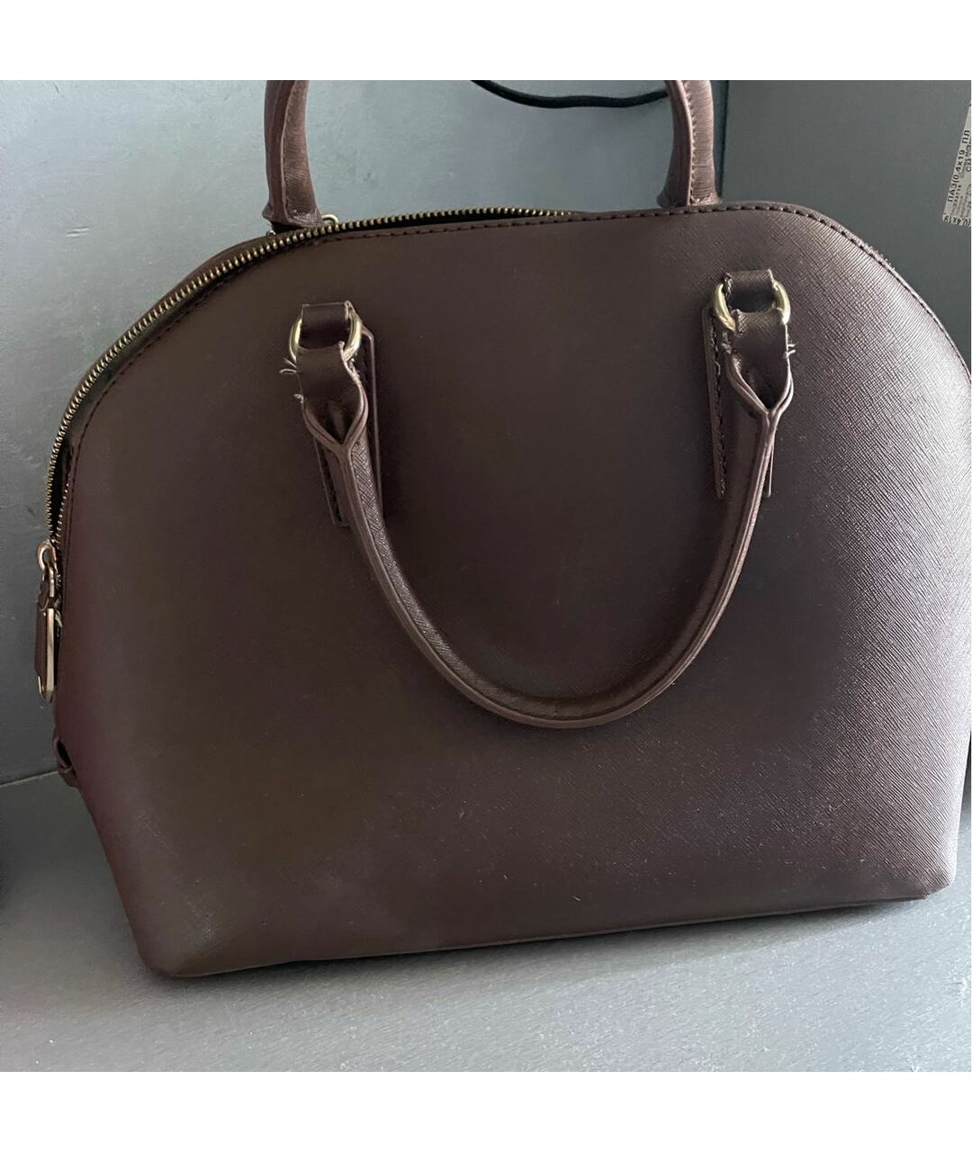 TRUSSARDI Коричневая кожаная сумка тоут, фото 3