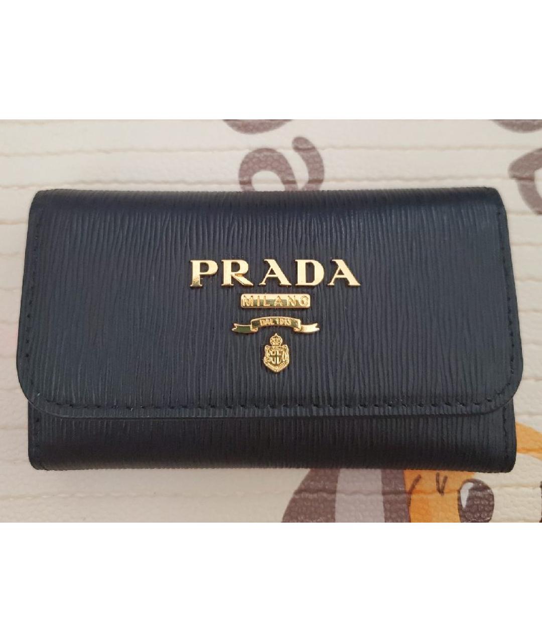 PRADA Черная ключница, фото 8