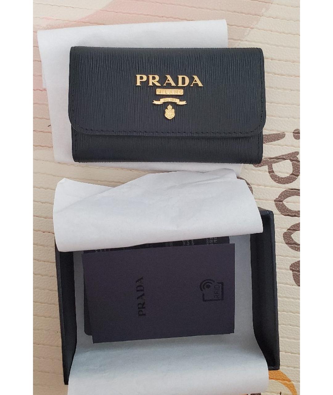 PRADA Черная ключница, фото 5