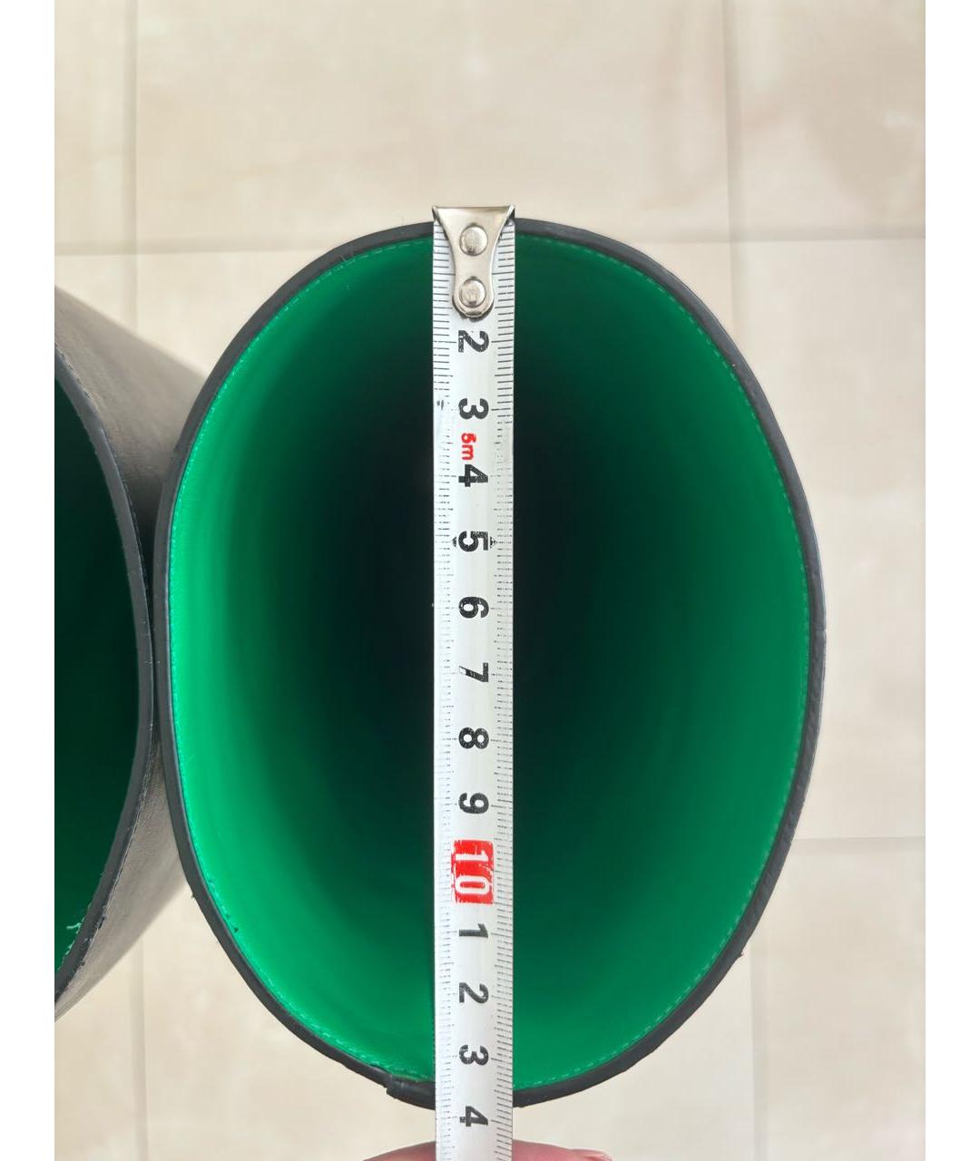 BOTTEGA VENETA Черные кожаные сапоги, фото 7