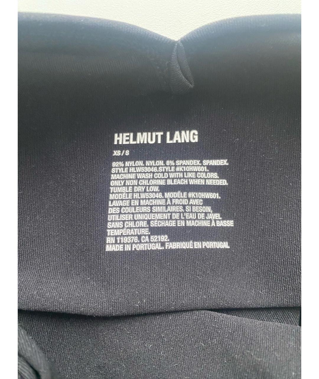 HELMUT LANG Черное коктейльное платье, фото 3