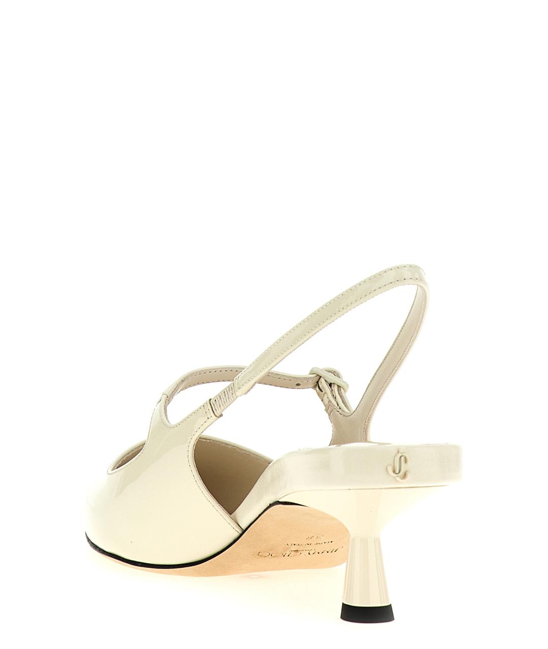 JIMMY CHOO Бежевые кожаные туфли, фото 3