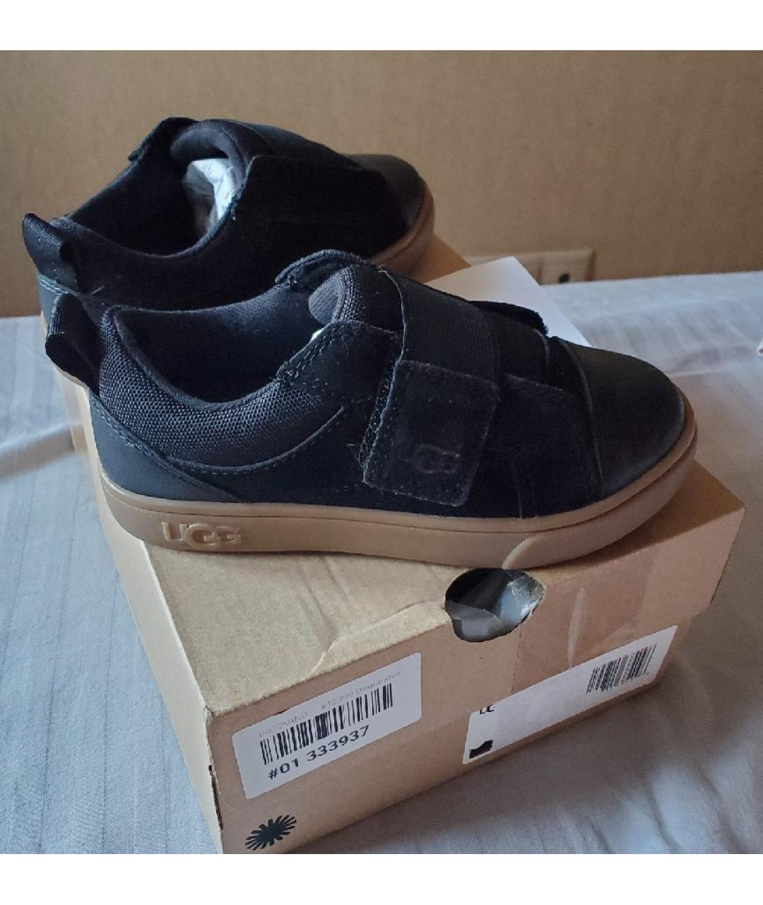 UGG AUSTRALIA KIDS Черные кеды, фото 9