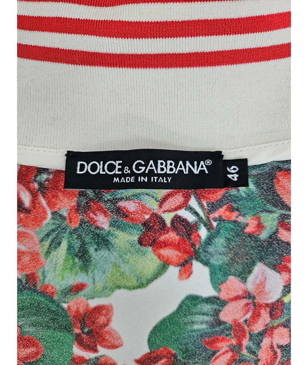 DOLCE&GABBANA Красная вискозная куртка, фото 6