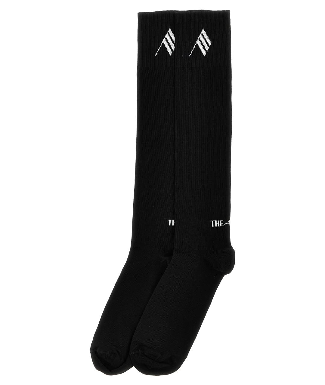 THE ATTICO Черные носки, чулки и колготы, фото 2