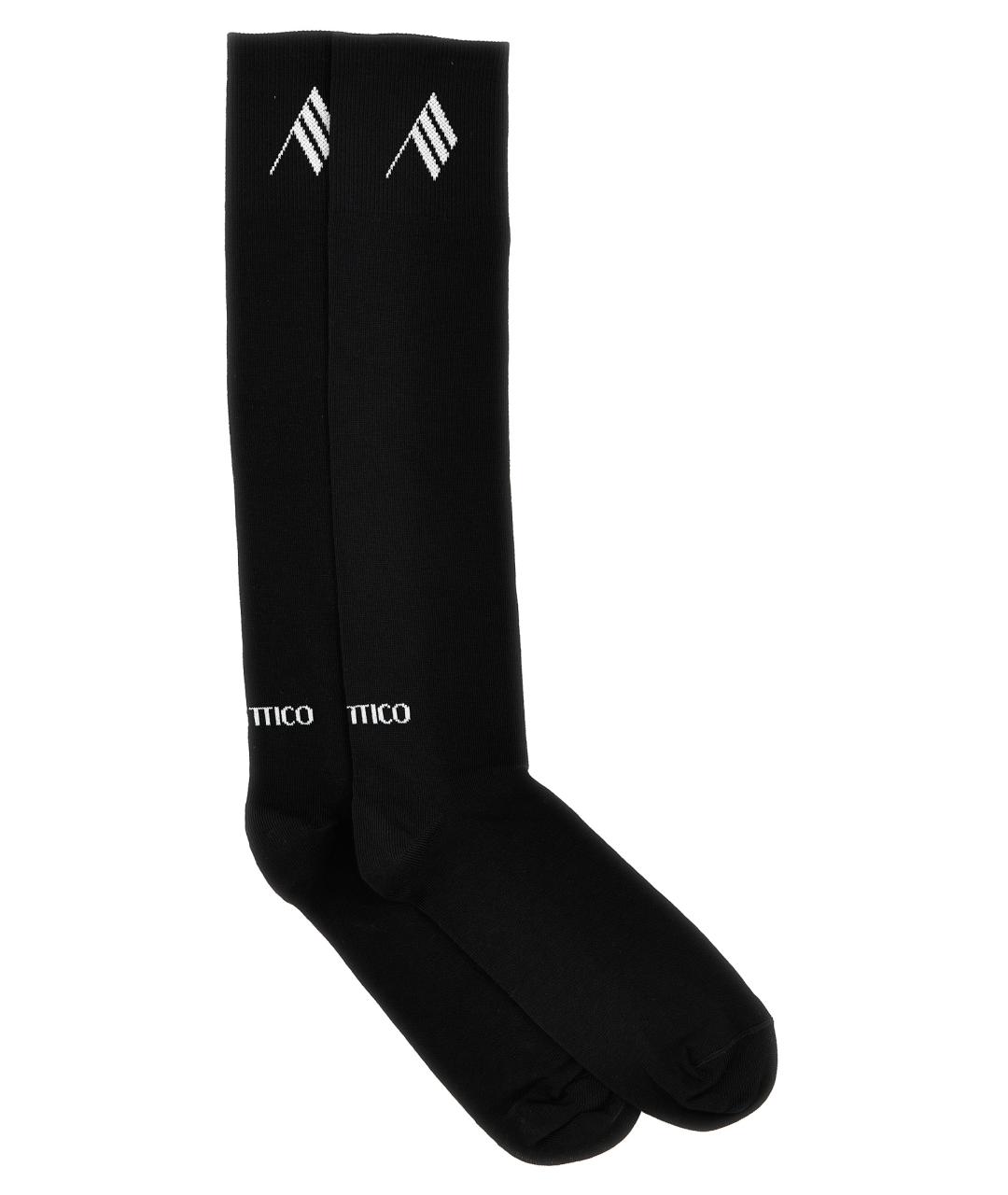 THE ATTICO Черные носки, чулки и колготы, фото 1