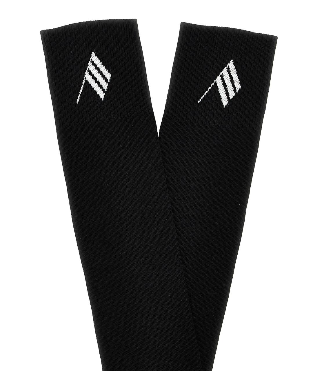 THE ATTICO Черные носки, чулки и колготы, фото 3