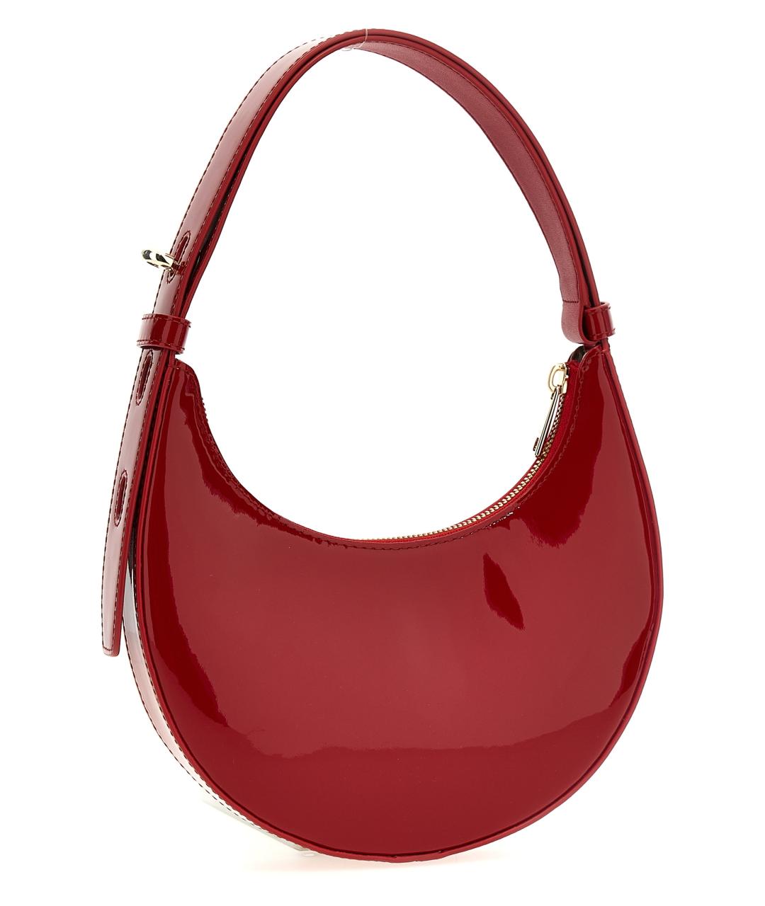 FURLA Красная сумка через плечо из лакированной кожи, фото 2