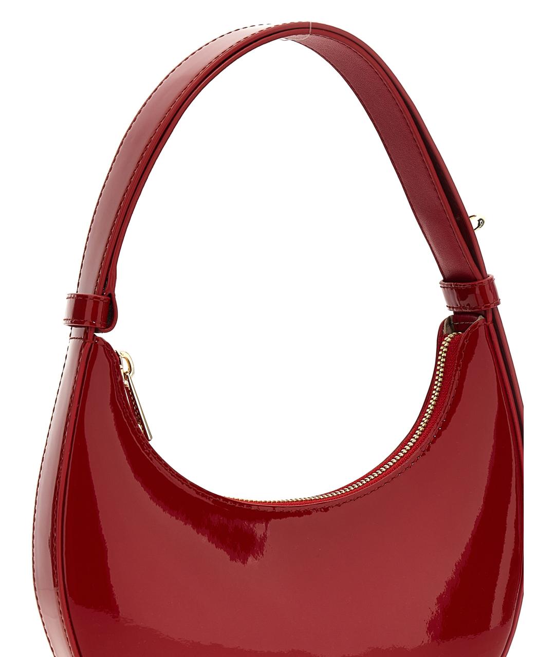 FURLA Красная сумка через плечо из лакированной кожи, фото 3