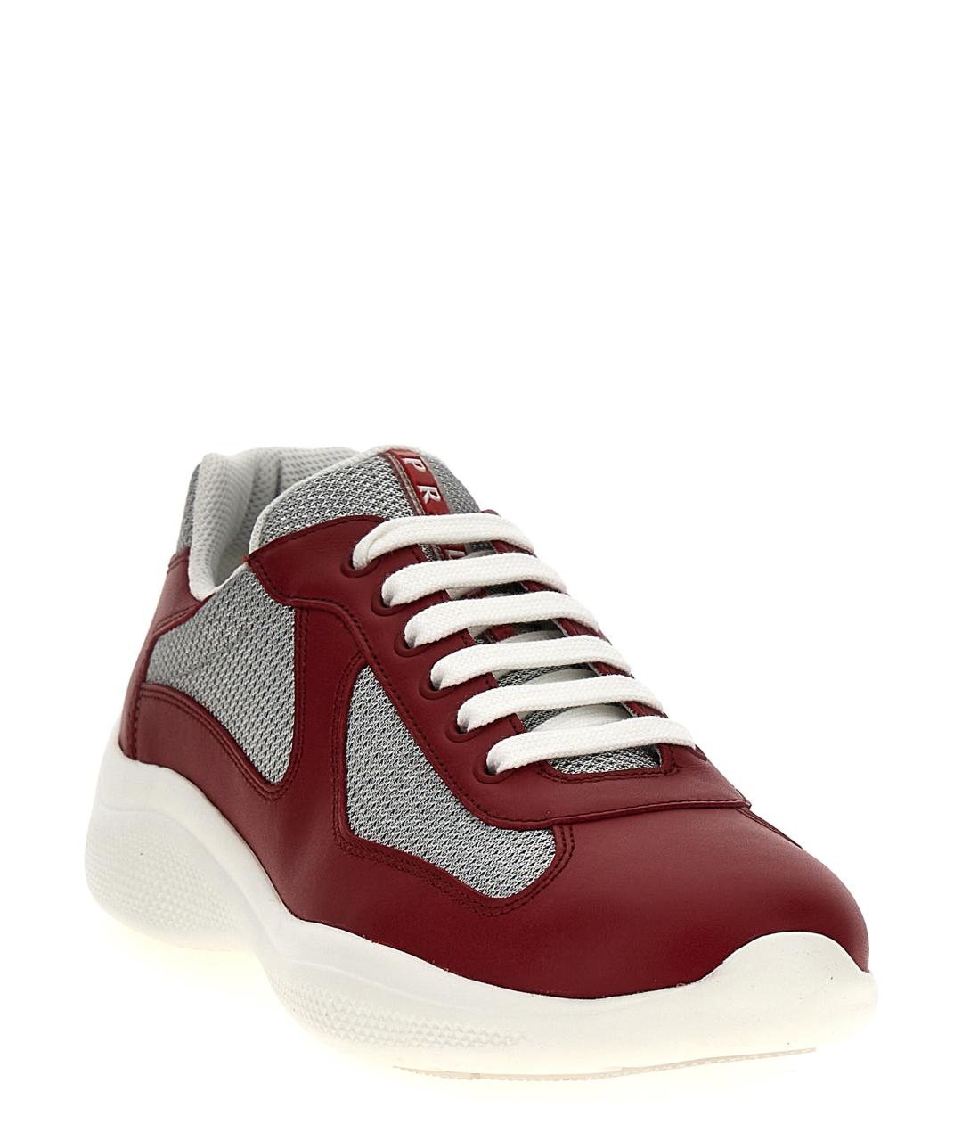 PRADA Мульти синтетические низкие кроссовки / кеды, фото 2