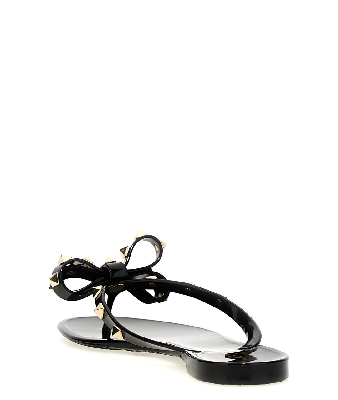 VALENTINO Черные шлепанцы, фото 3