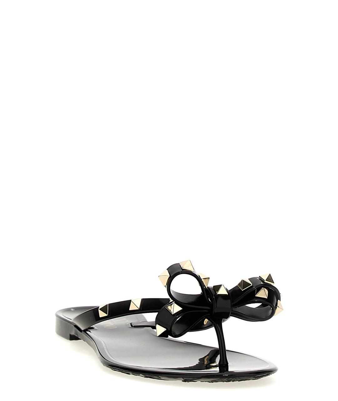 VALENTINO Черные шлепанцы, фото 2