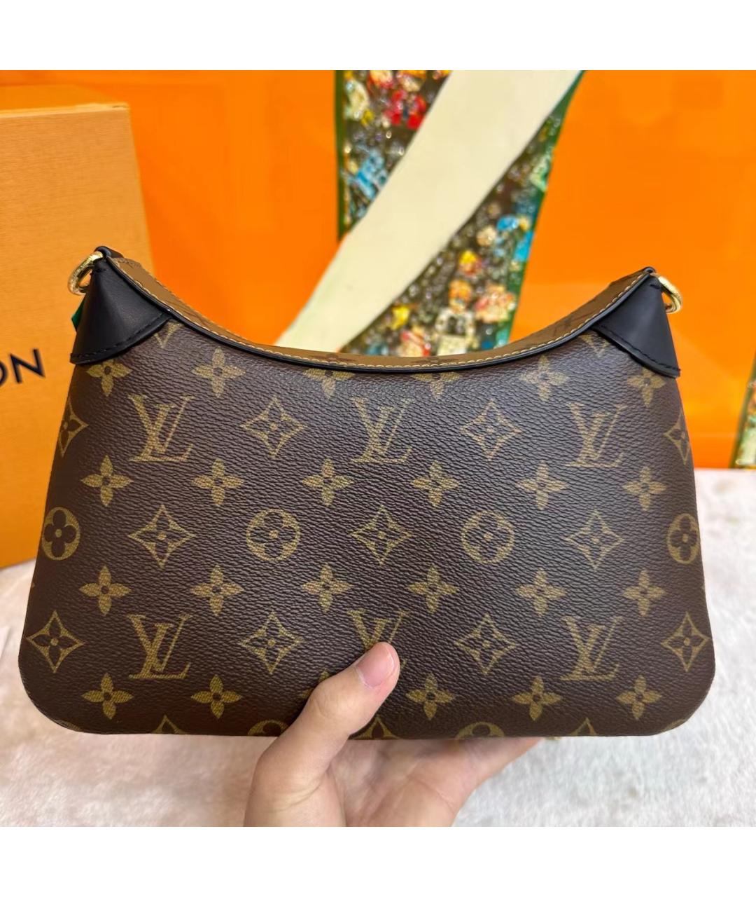 LOUIS VUITTON Коричневая сумка через плечо, фото 4