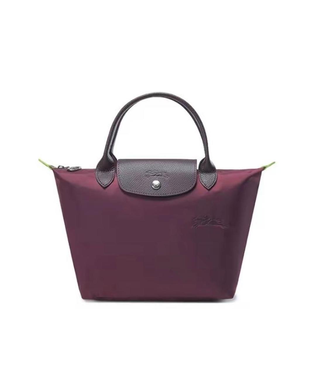 LONGCHAMP Бордовая сумка тоут, фото 4