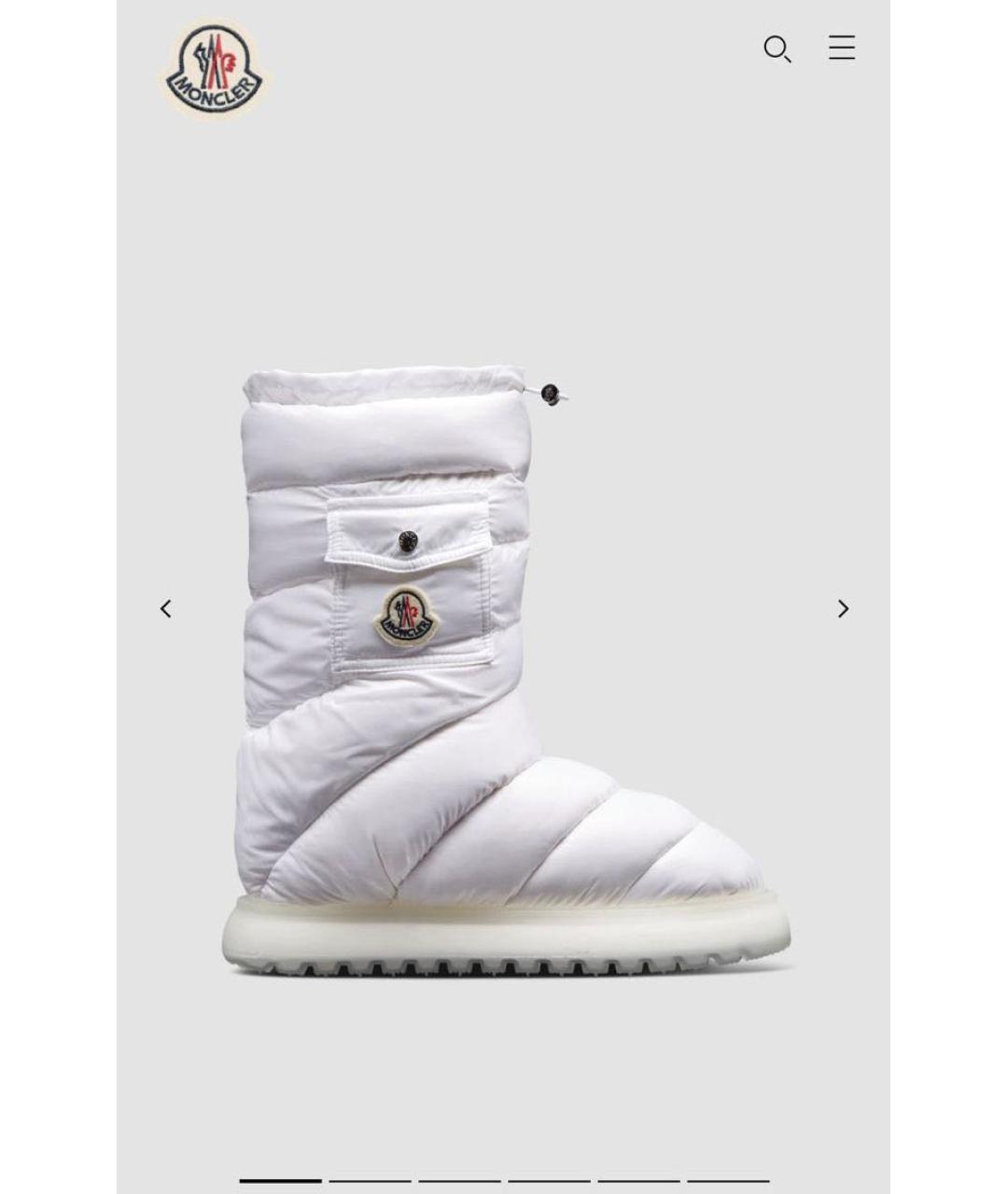 MONCLER Белые полусапоги, фото 7